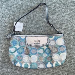 COACH Madison Graphic Signature Large Wristlet